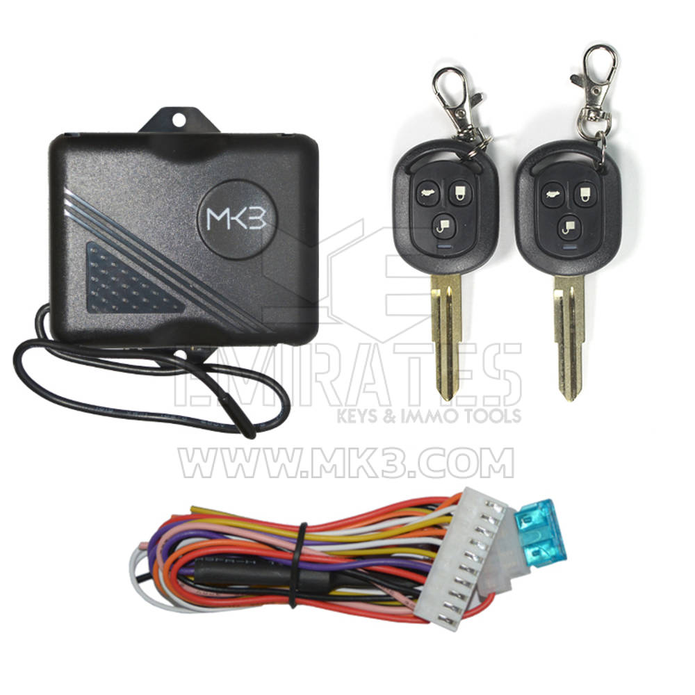 Sistema de entrada keyless de 3 botões modelo DK218 da Chevrolet Optra