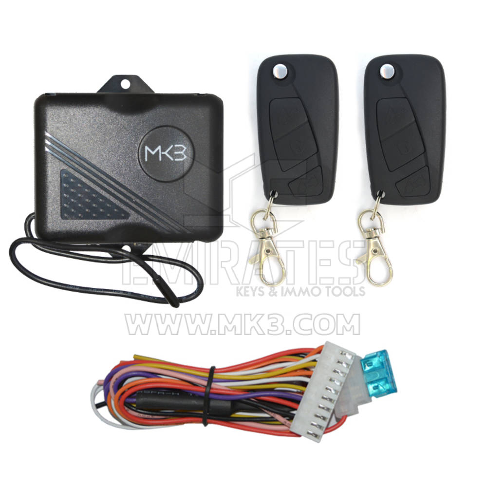 Keyless Entry System Fiat Fiorino Flip 3 Buttons Model GR109