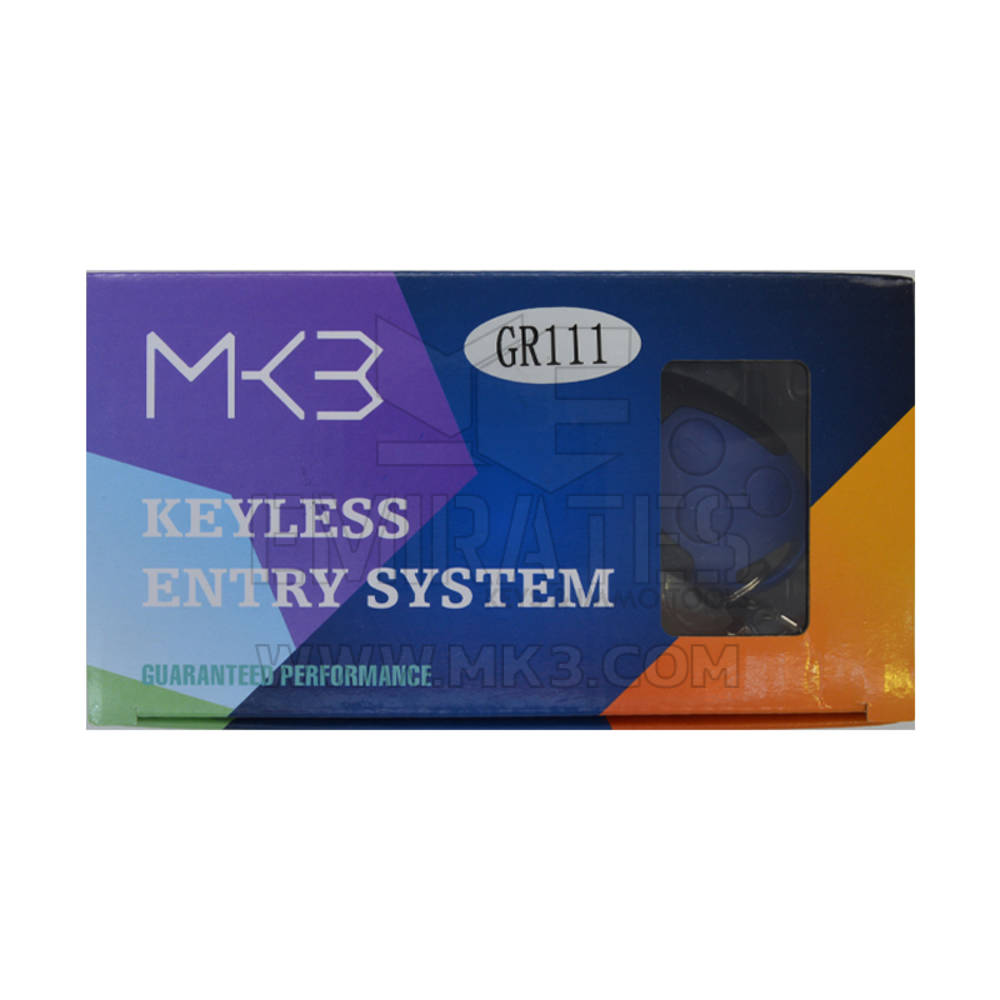 Sistema de entrada keyless de 3 botões modelo GR111 da Ford - MK18867 - f-2