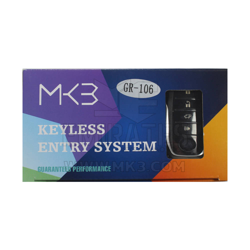 Sistema de entrada inteligente keyless de 4 botões modelo GR106 da Toyota - MK18870 - f-3