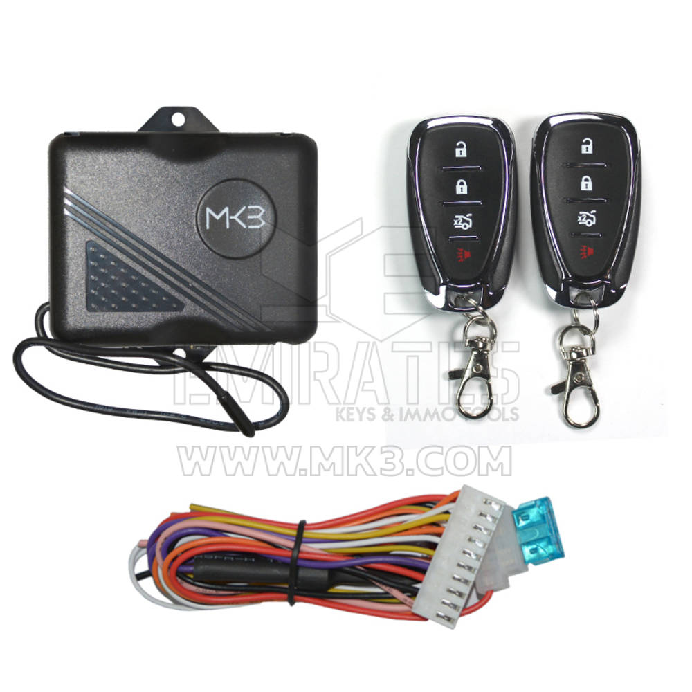 Keyless Entry System Chevrolet Smart 3+1 Button Model GR115