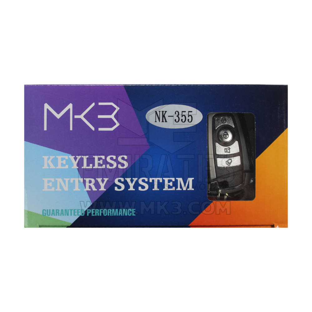 Sistema de entrada inteligente keyless de 4 botões modelo NK355 - MK18876 - f-3