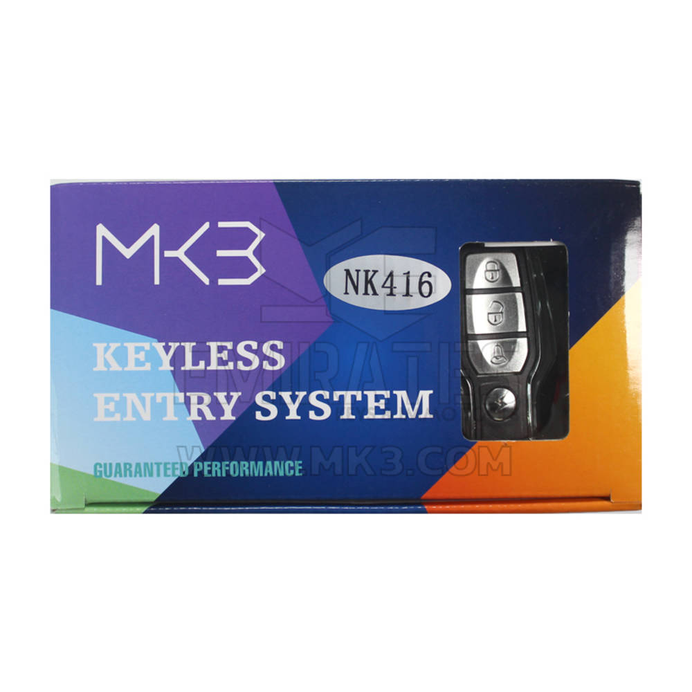 Sistema de entrada inteligente keyless de 4 botões modelo NK416 da BMW - MK18878 - f-3