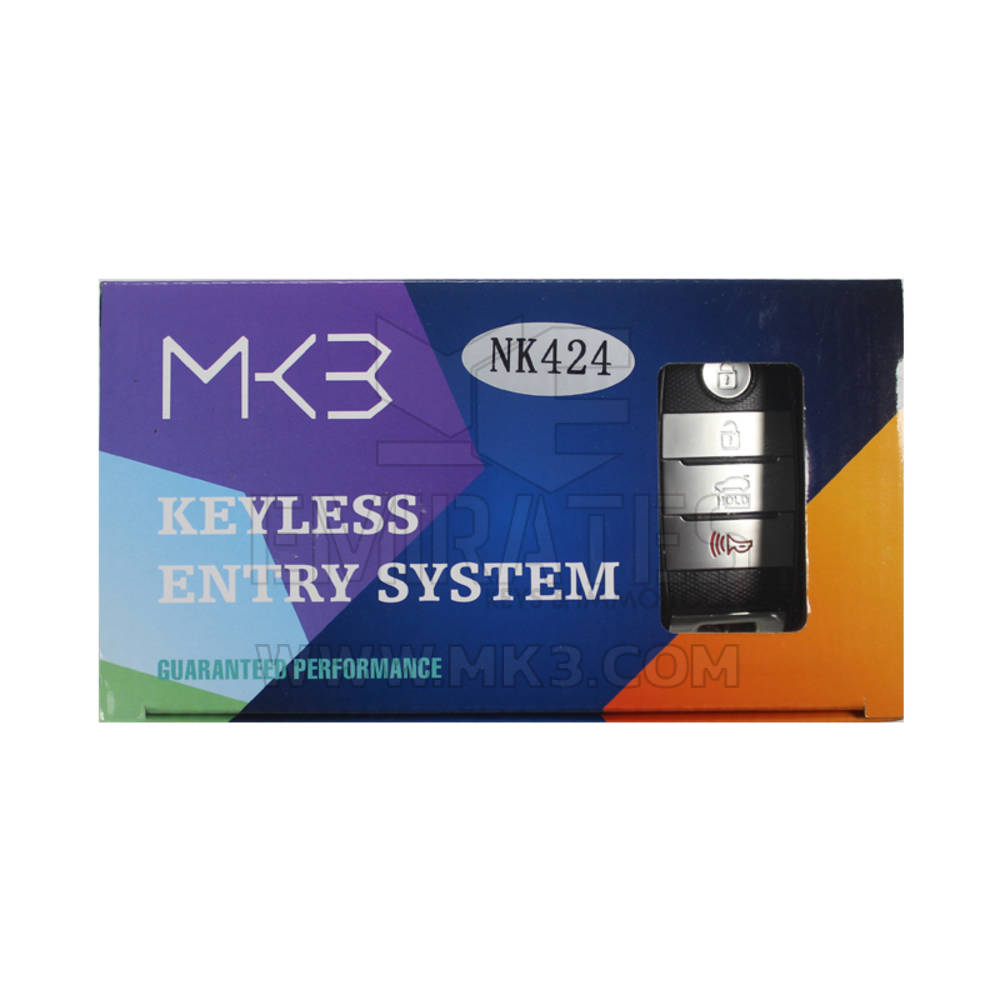 Sistema de entrada inteligente keyless de 3+1 botões modelo NK424 da KIA - MK18879 - f-3