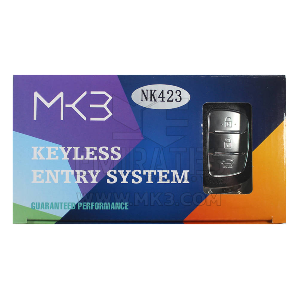 Sistema de entrada keyless de 3 botões modelo NK423 da Hyundai - MK18880 - f-3