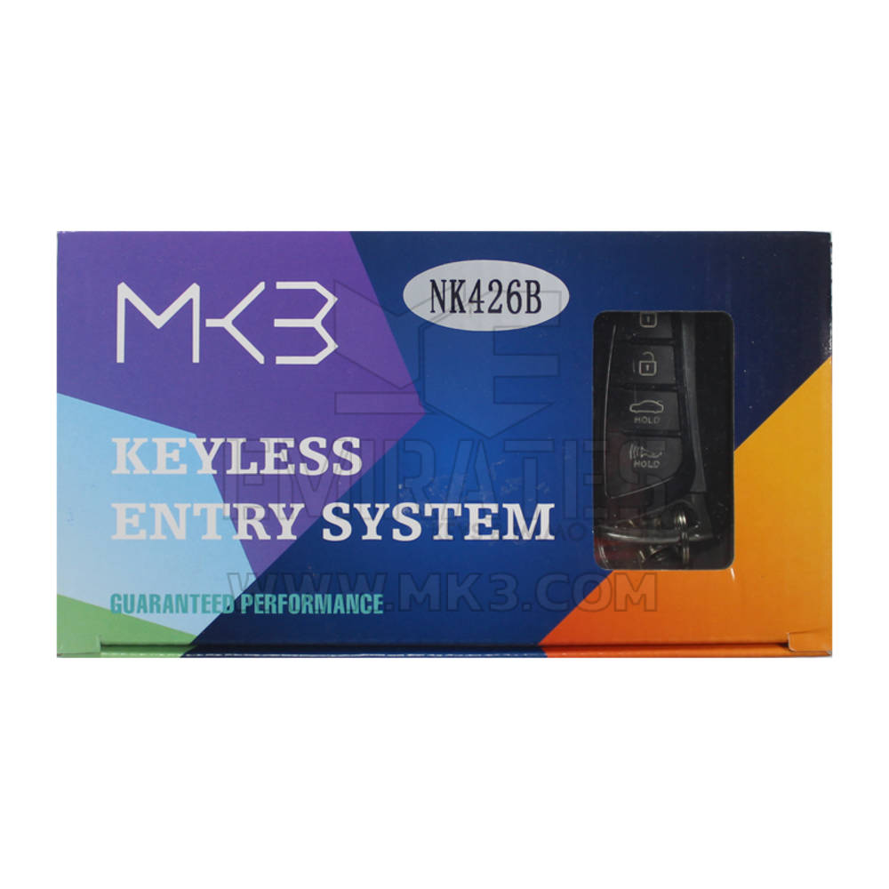 Sistema de entrada inteligente keyless de 3+1 botões modelo NK426B da Hyundai Azera - MK18881 - f-3