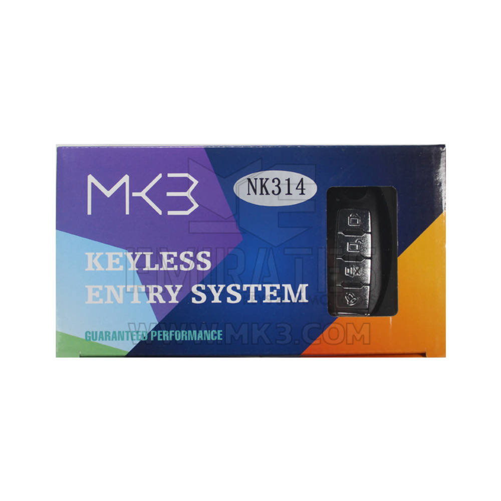 Keyless Entry System Nissan Smart 4 Buttons Model NK314 - MK18884 - f-3