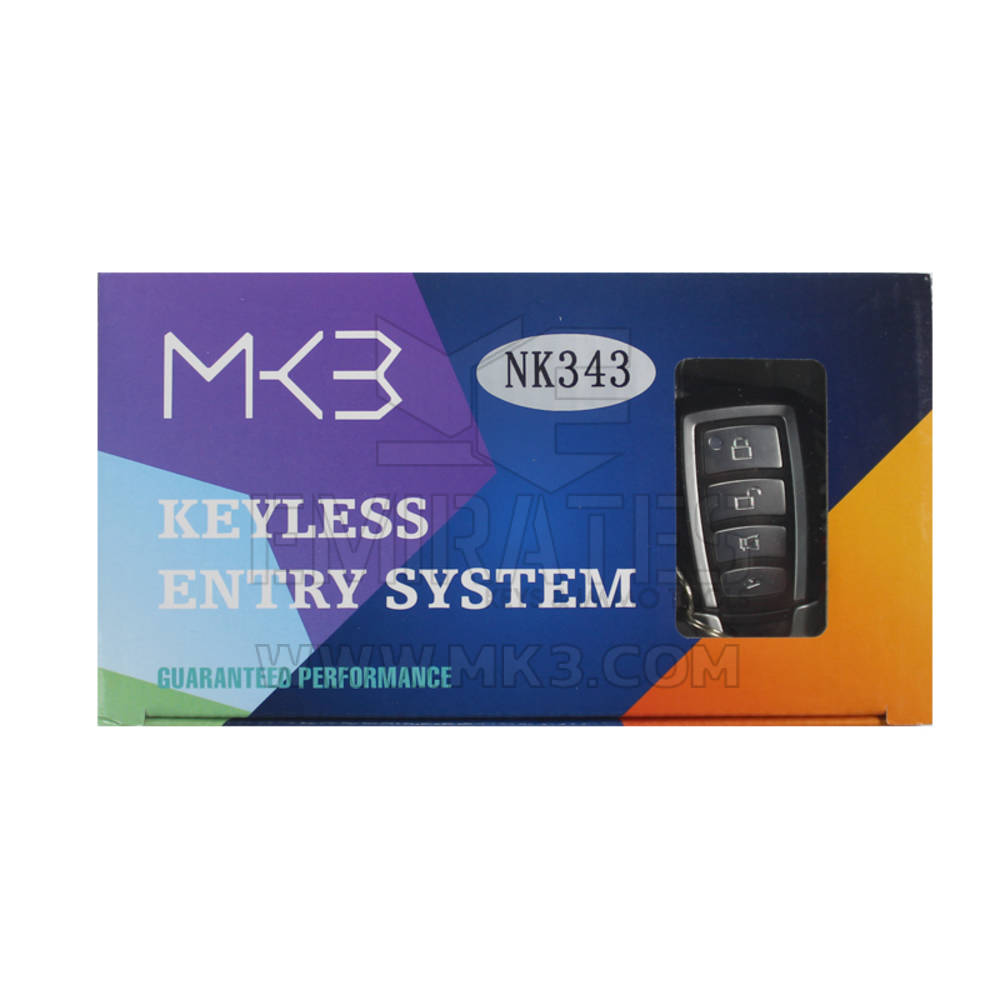 Sistema de entrada inteligente keyless de 4 botões modelo NK343 da BMW - MK18885 - f-3