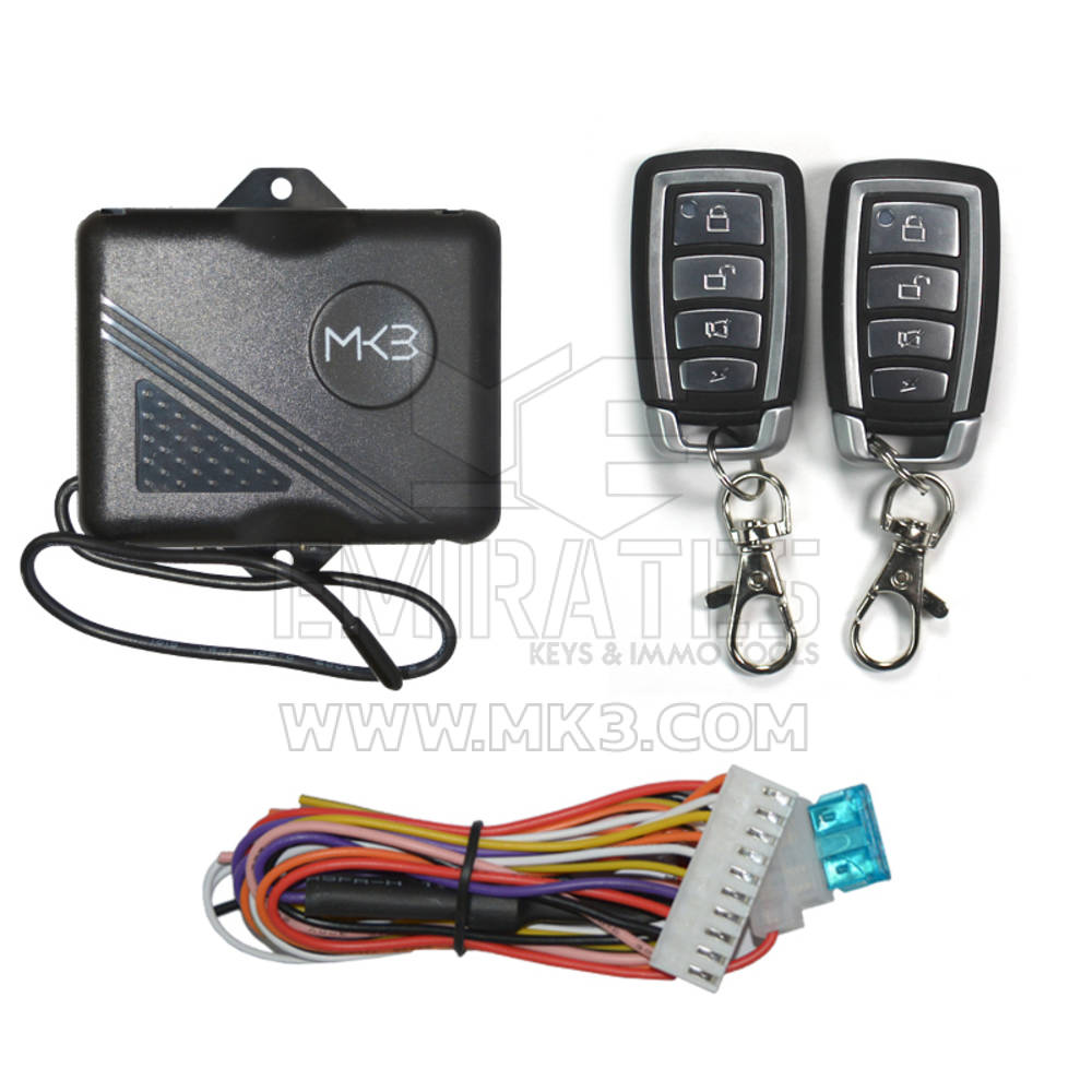 Sistema de entrada inteligente keyless de 4 botões modelo NK343 da BMW