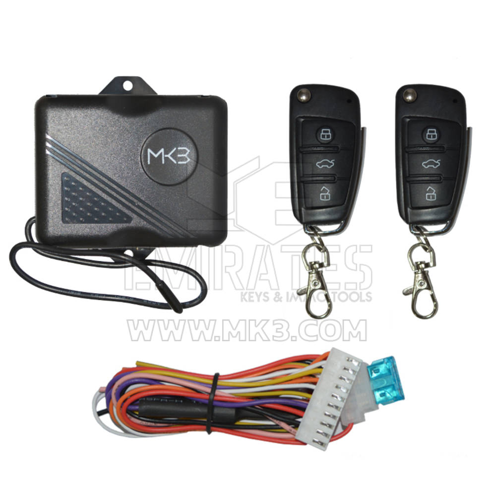 Sistema de entrada keyless da flip de 3 botões modelo FK116 da Audi