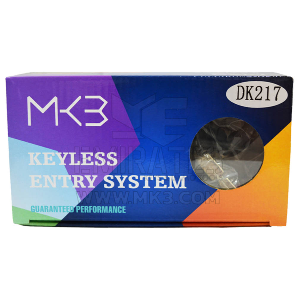 Sistema de entrada keyless de 3 botões modelo DK217 da  BMW X5 - MK18929 - f-5