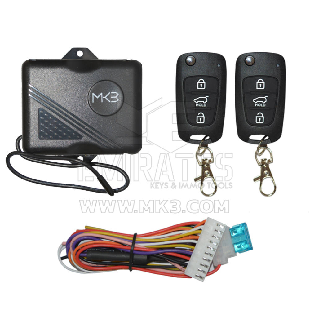Système d'entrée sans clé KIA et Hyundai Flip 3 boutons Modèle FK110