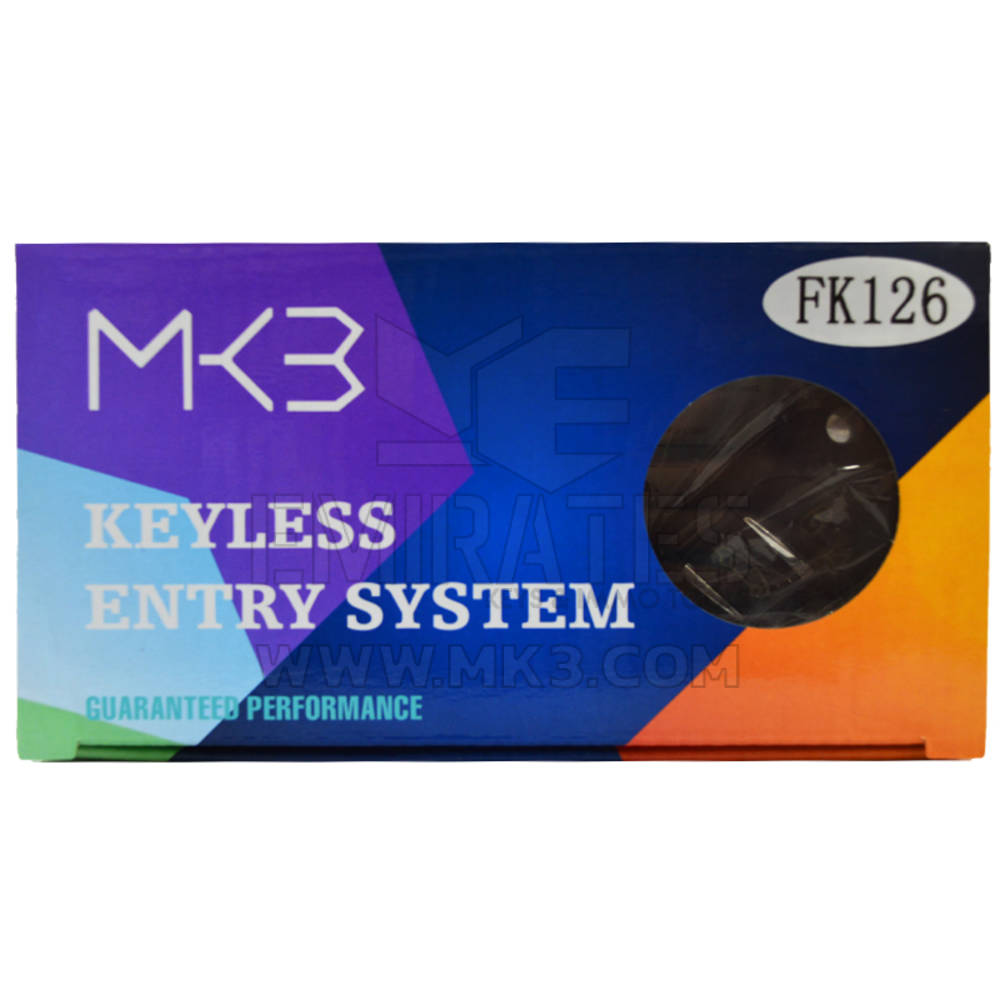 Sistema de entrada keyless da flip de 3 botões modelo FK126 - MK18934 - f-5