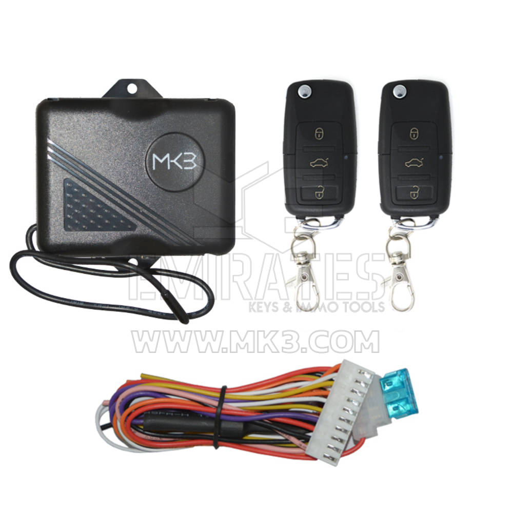 Sistema de entrada keyless da flip de 3 botões modelo FK115 da VW