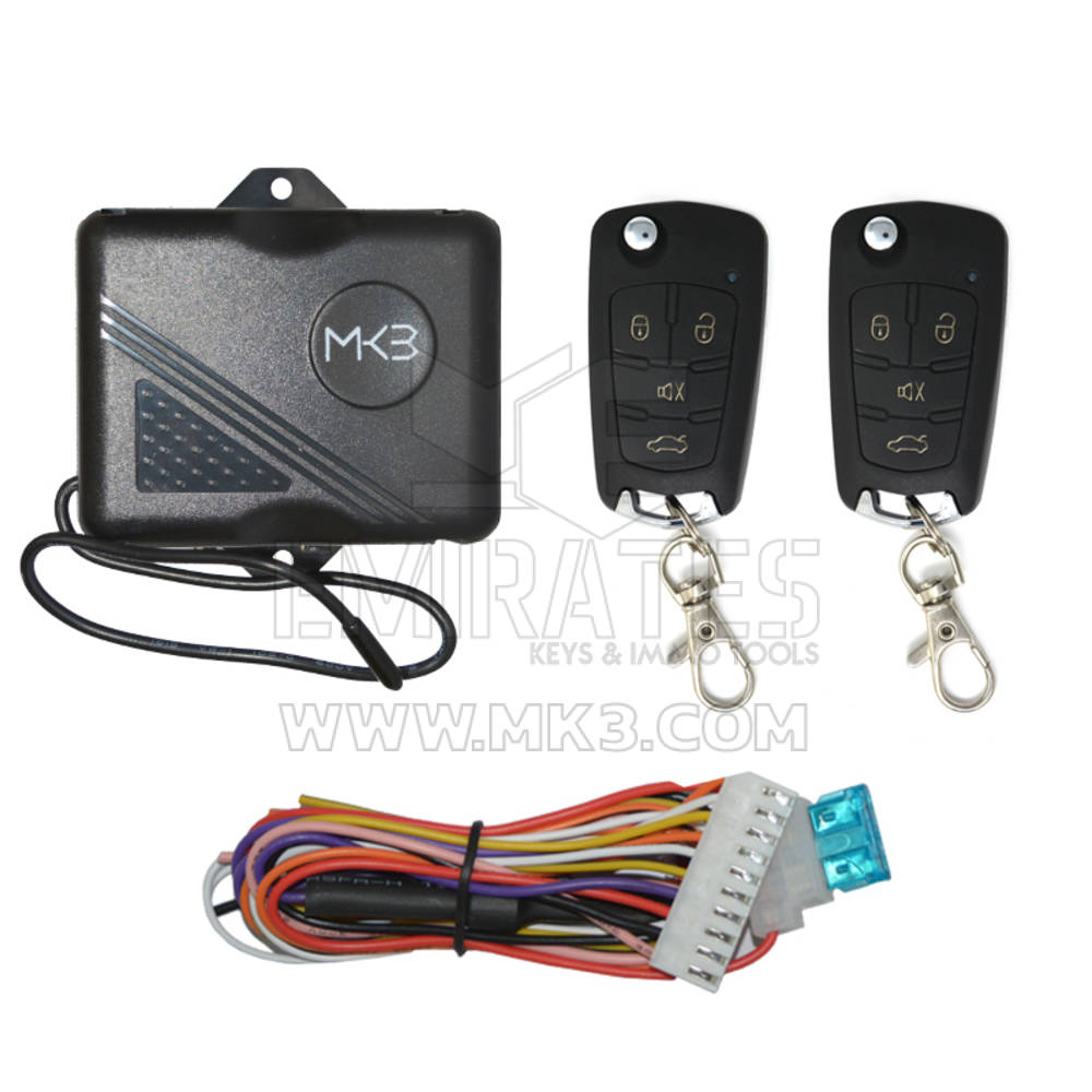 Sistema de entrada keyless flip de 4 botões modelo  FK107 da Opel