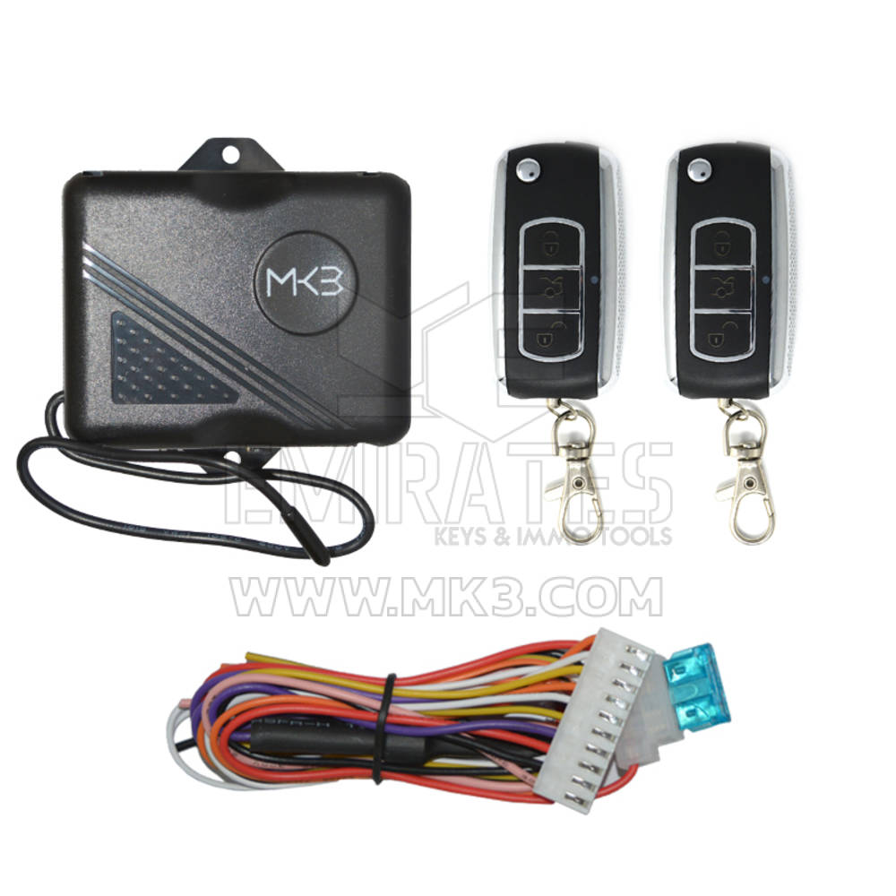 Sistema de entrada sin llave Bently Chrome Flip de 3 botones, modelo FK125