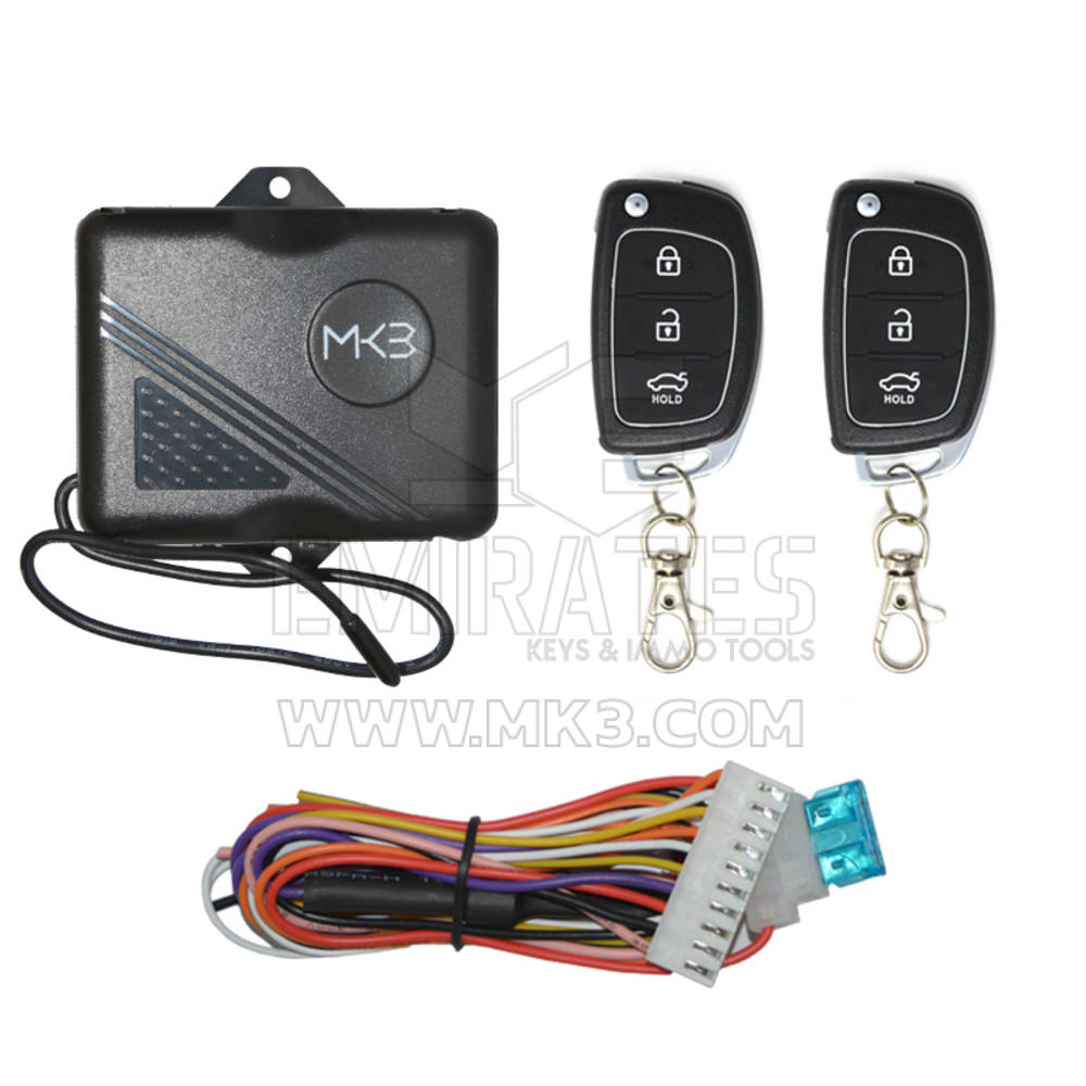 Sistema de entrada sin llave hyundai flip 3 botones modelo hy121