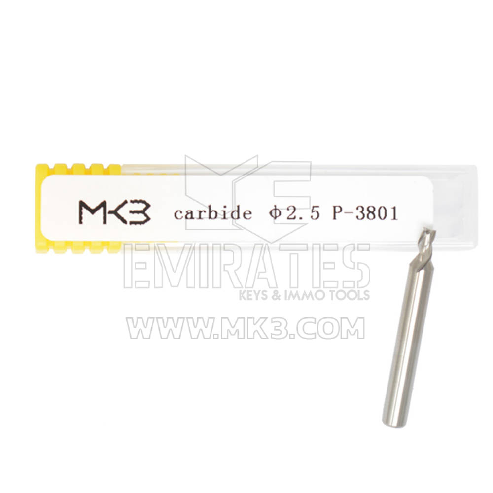 Parmak Freze Kesici Karbür Malzeme 2.5mm φ2.5xD4x33