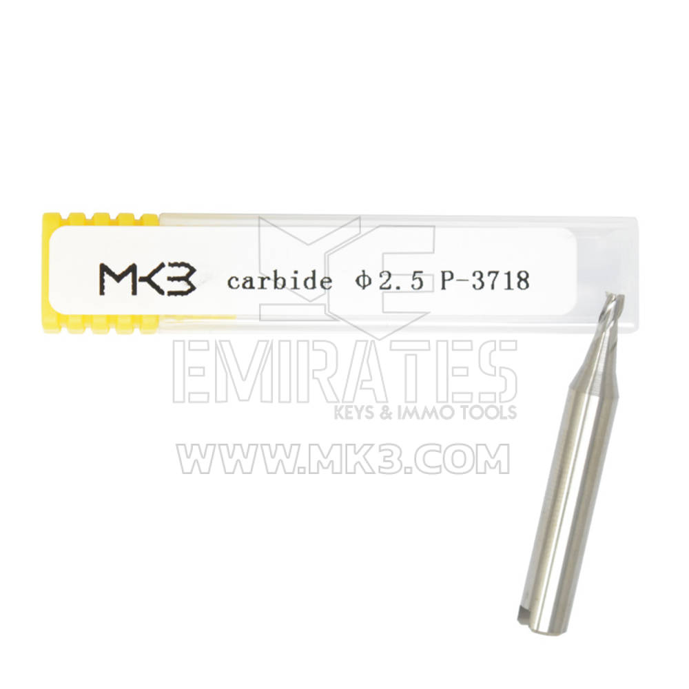 Material de carburo de fresa de extremo 2,5 mm φ2.5xD6x40