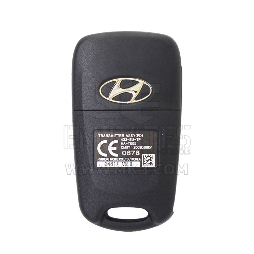 Hyundai I30 2013 Flip Remote Key 433MHz 95430-2L650 | MK3