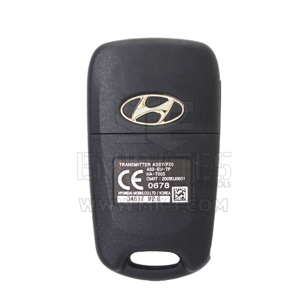 Clé à distance rabattable Hyundai I30 2013 433 MHz 95430-2L650 | MK3