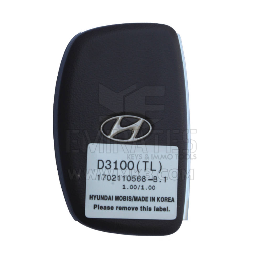 Chave remota inteligente original 433MHz 95440-D3100NNA de Hyundai Tucson 2016