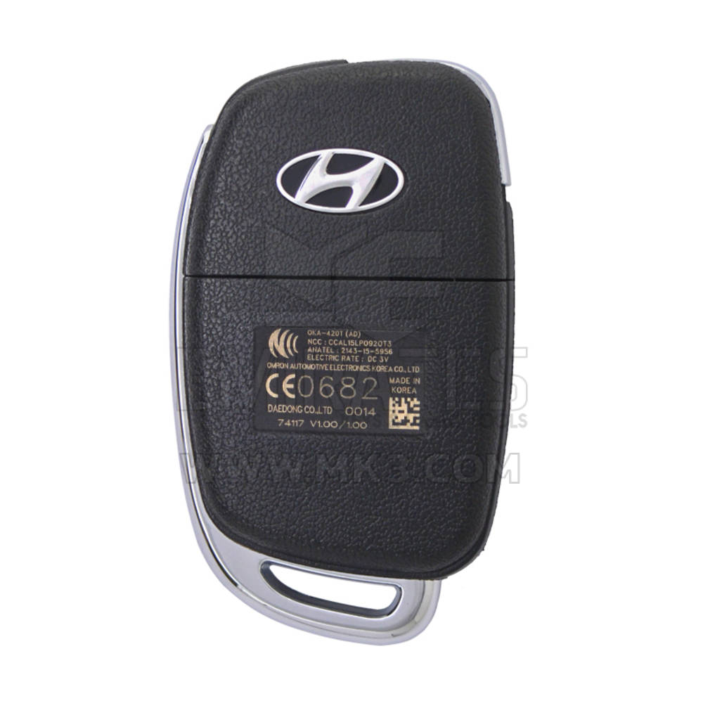 Hyundai Elantra 2016 Flip Remote Key 433MHz 95430-F2100 | mk3