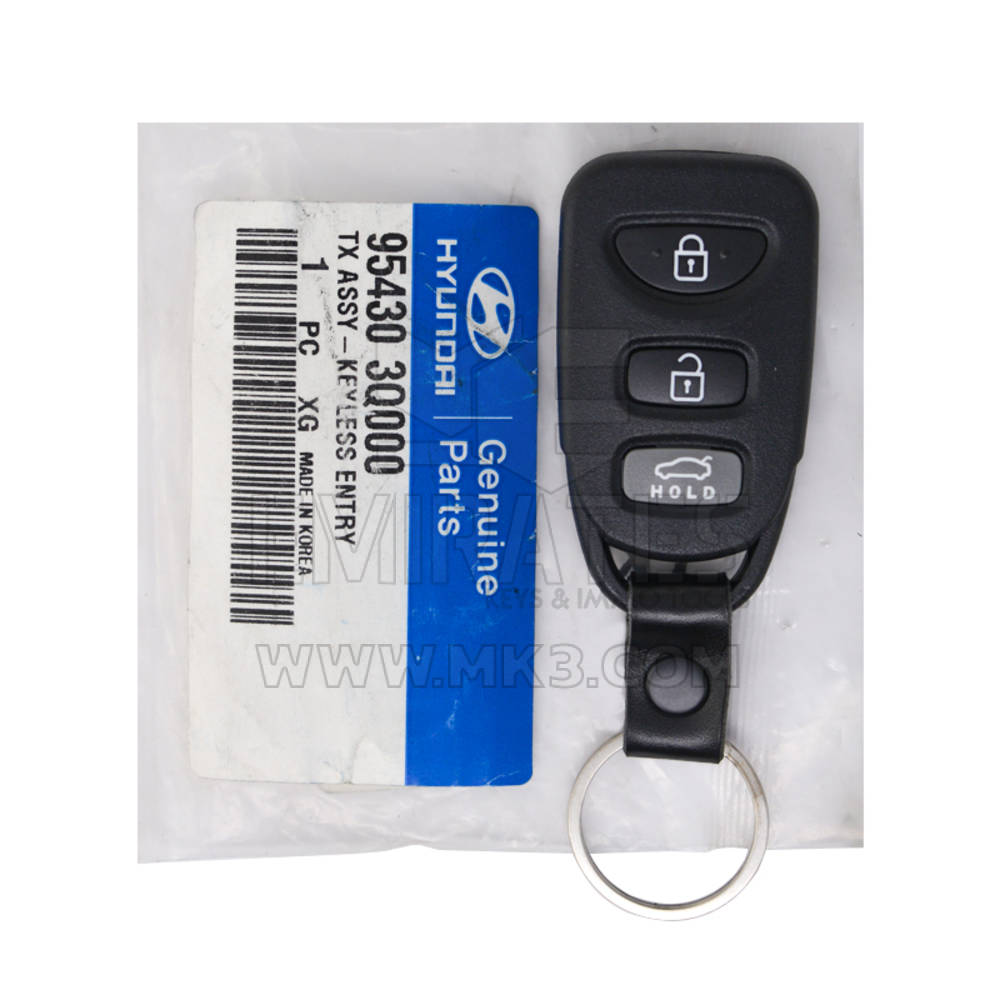 Hyundai Elantra Sonata 2006-2013 Genuine Medal Remote 4 Buttons 315MHz 95430-3Q000 954303Q000, 95430-3X500 / FCCID: OSLOKA-950T | Emirates Keys