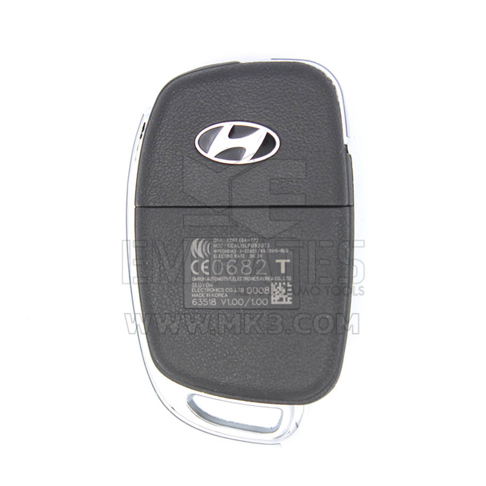 Hyundai i10 Оригинальный выкидной дистанционный ключ 95430-B4400 | МК3