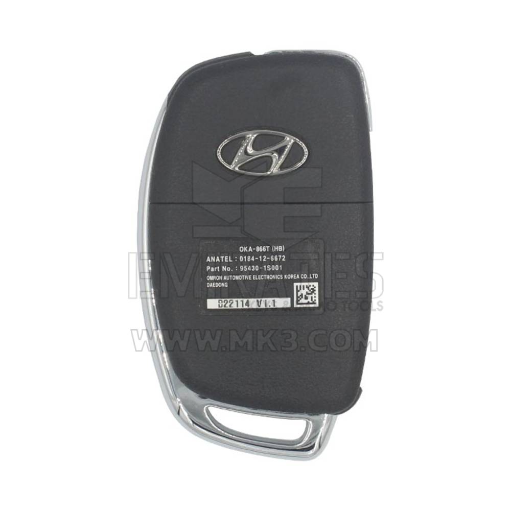 Chave remota original Hyundai Sonata Elantra 433MHz 95430-1S001