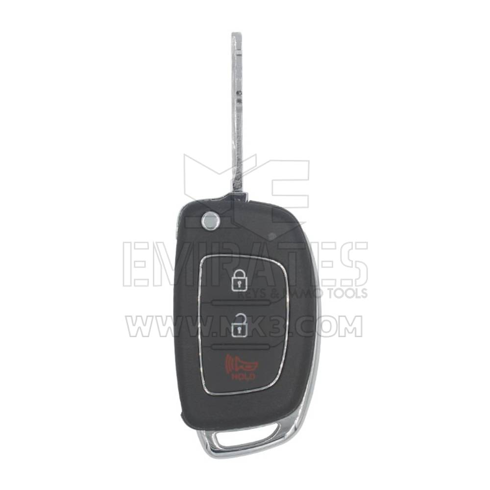 UTILISÉ Hyundai Sonata Elantra Tucson Original Flip Remote Key 3 Buttons 433MHz 95430-1S001 954301S001 / FCCID: OKA-866T (HB)
