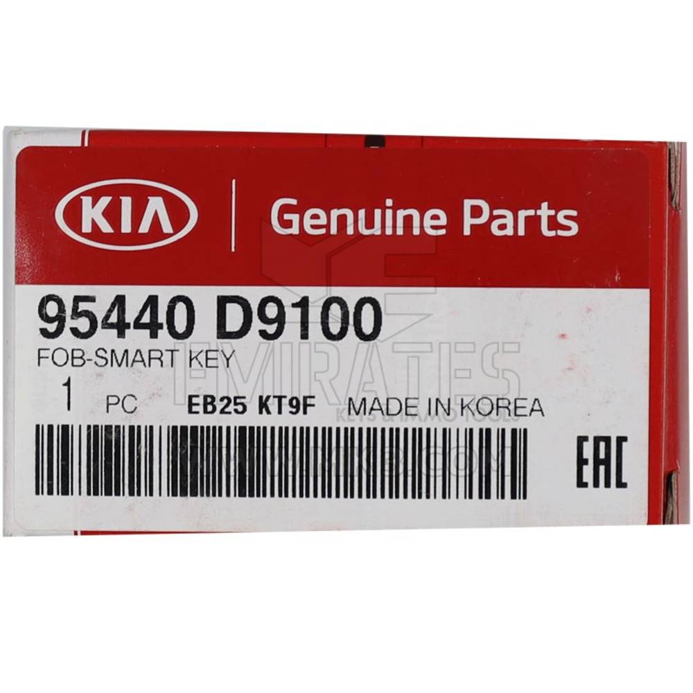 NUEVO KIA Sportage 2016-2017 Genuine/OEM Smart Key Remote 3 Botones 433MHz 95440-D9100 / FCCID: FOB-4F08 | Claves de los Emiratos