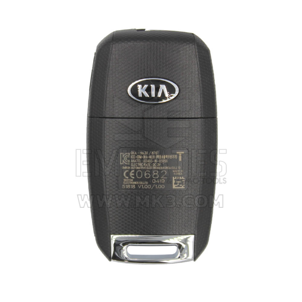 KIA Picanto 2018 Flip Remote Key 433MHz 95430-G6600 | MK3