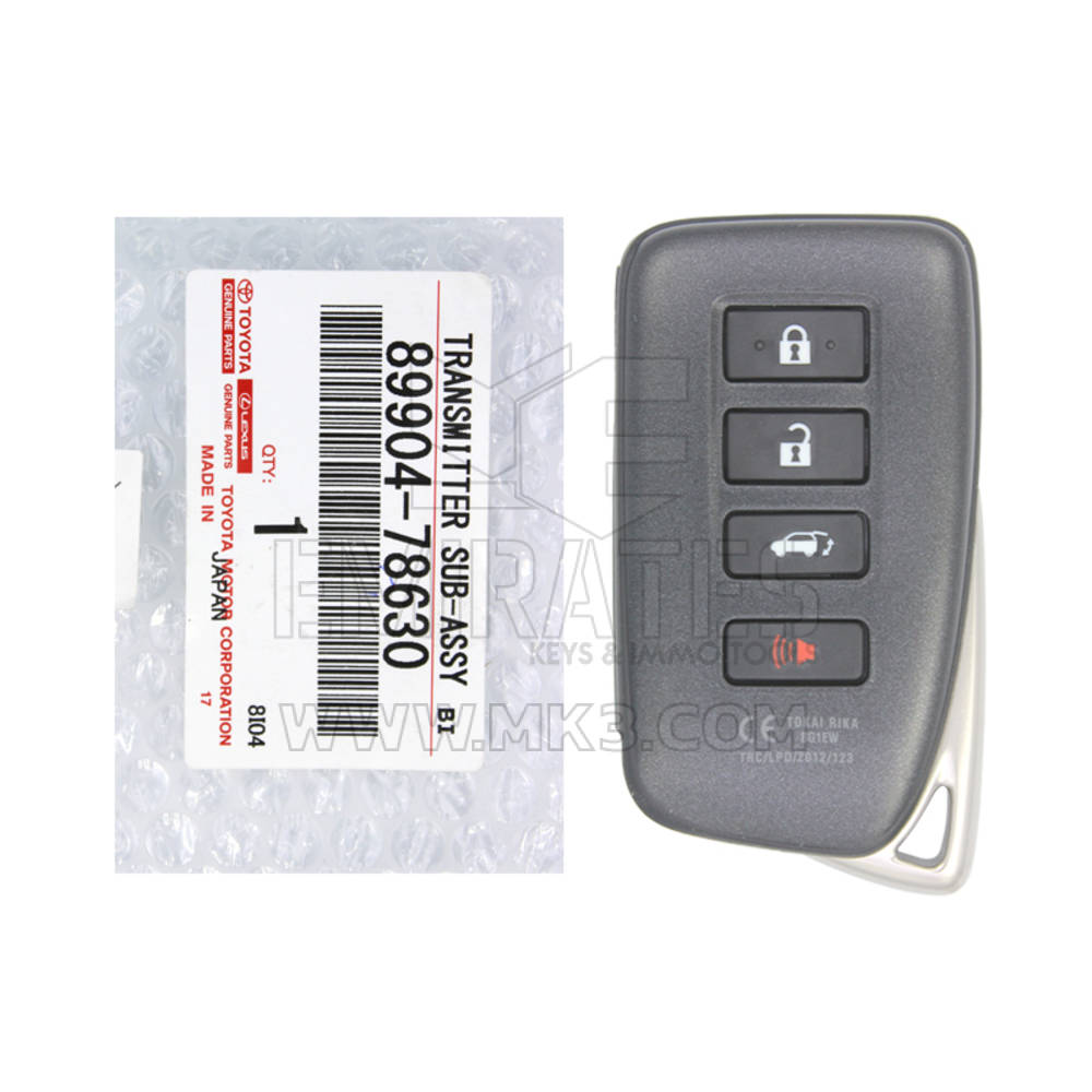 NEW Lexus LX570 2016 2019 Genuine Remote Key 433MHz 89904-78630 8990478630 / FCCID : BG1EW