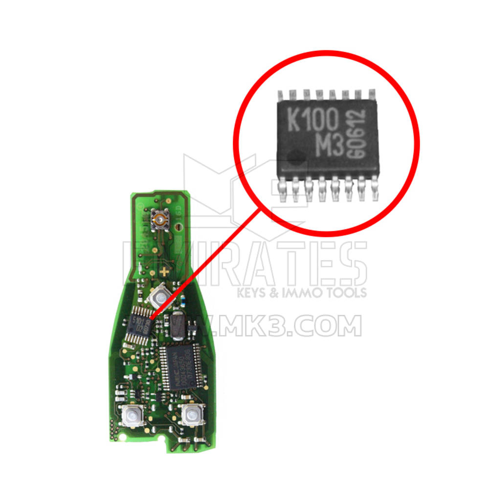 Ic para cambio mercedes frecuencia sin llave v03 / v06 / v08