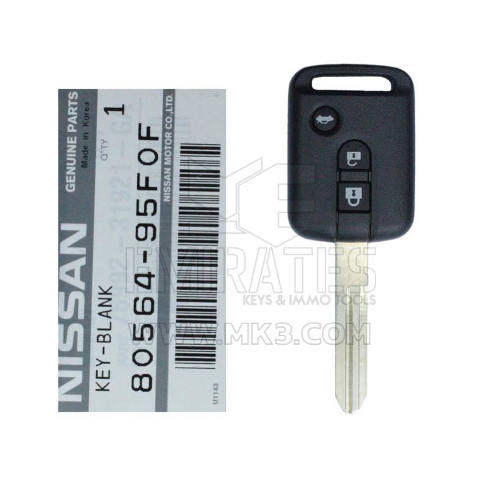 Tout nouveau Nissan Sunny 2007-2011 coréen authentique/OEM télécommande clé 3 boutons 433MHz 80564-95F0F 8056495F0F / FCCID: TFWB1G647 | Clés Emirates