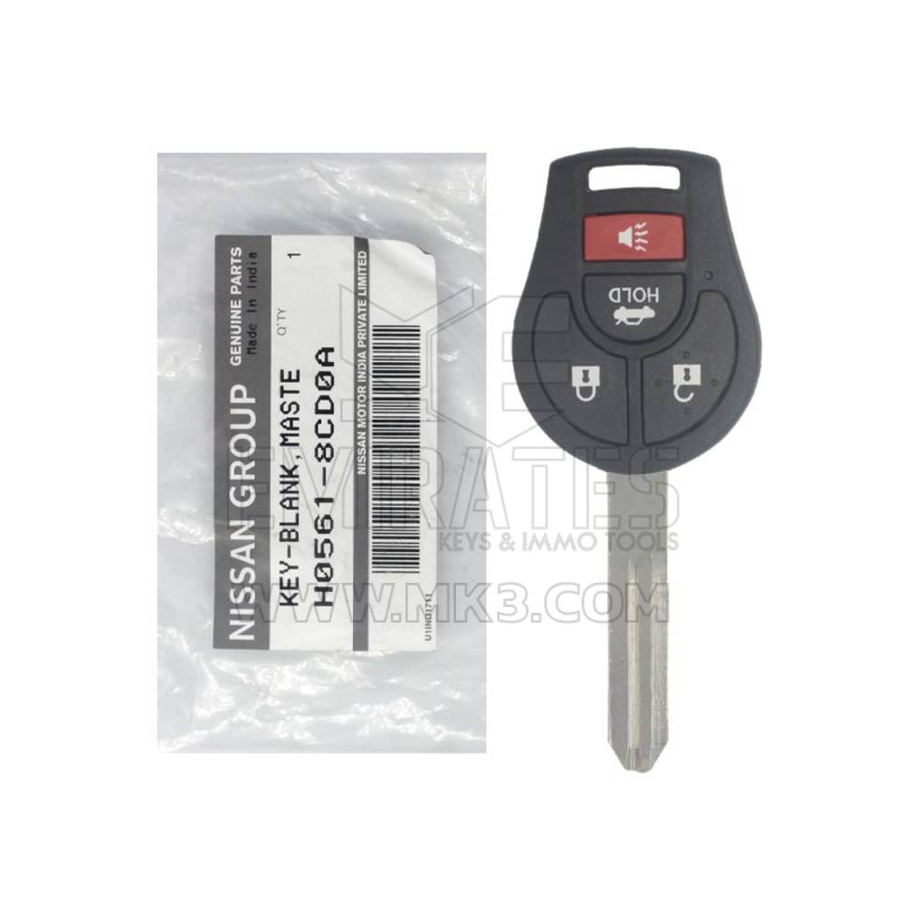 Brand New Nissan Sentra Sunny 2014-2016 Genuine/OEM Remote Key 4 Buttons 433MHz H0561-3AA0E H05613AA0E | Emirates Keys