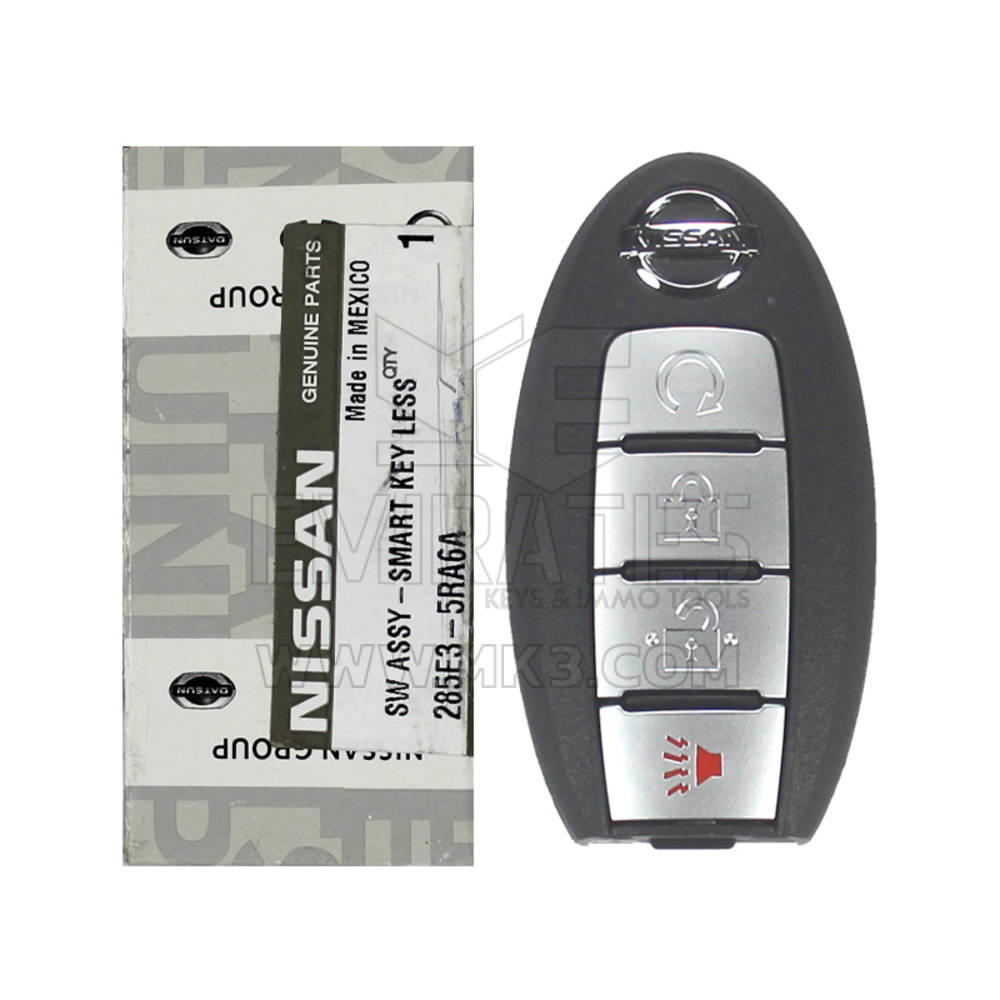 Brand New Nissan Kicks 2019-2020 Genuine/OEM Smart Remote Key 4 Buttons 433MHz 285E3-5RA6A 285E35RA6A / FCCID: KR5TXN3 | Emirates Keys