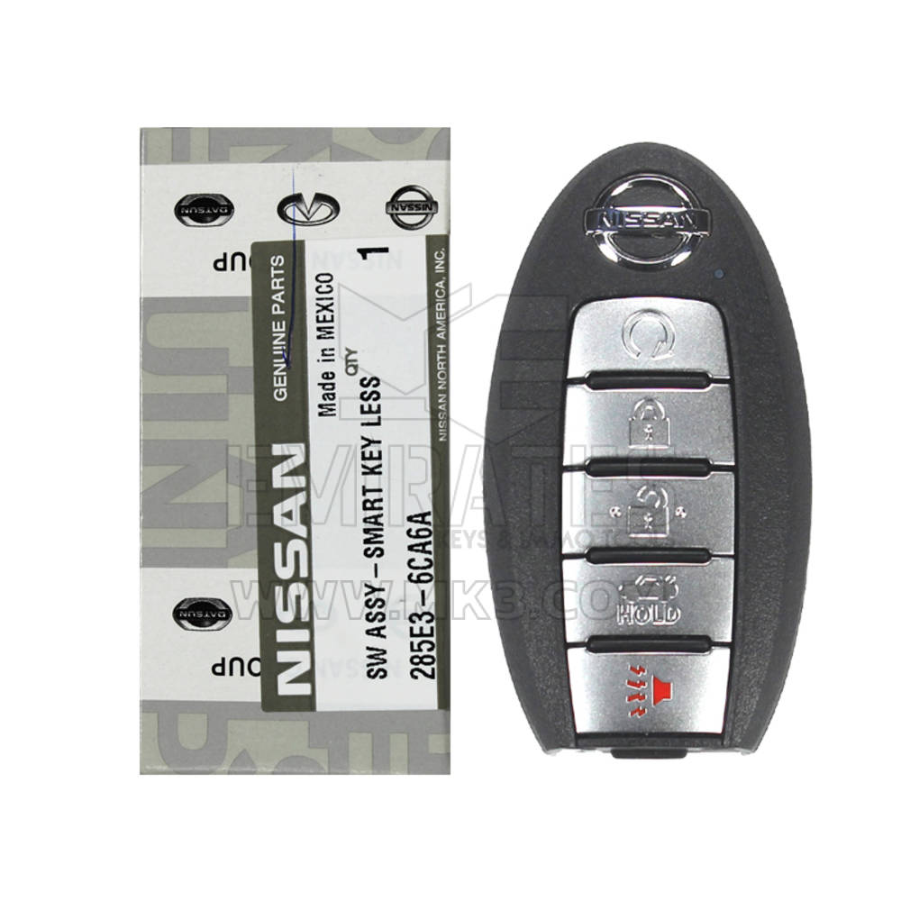 Brand New Nissan Altima 2019-2020 Genuine/OEM Smart Remote Key 5 Buttons 433MHz 285E3-6CA6A / FCCID: KR5TXN4 | Emirates Keys