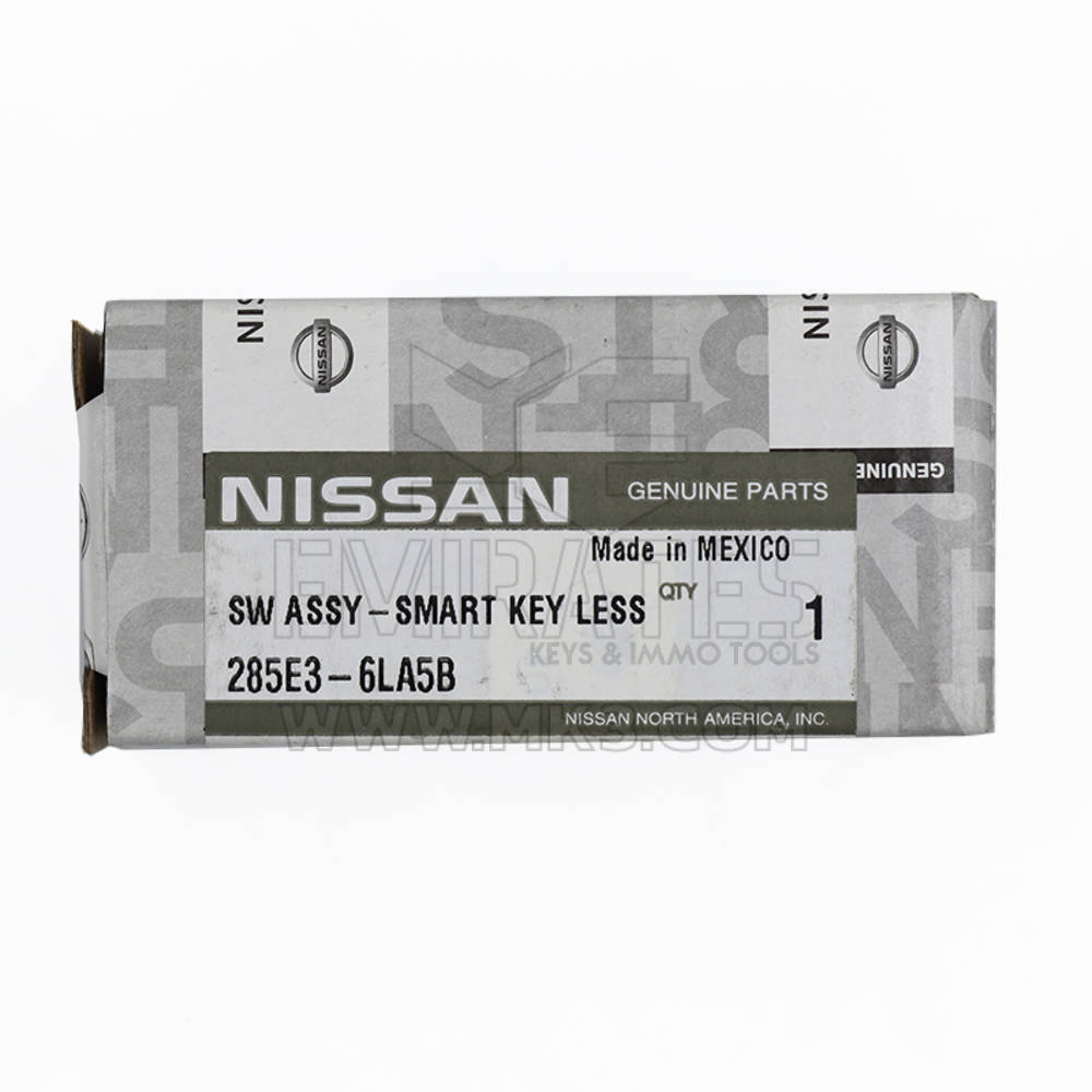 Novo Nissan Sentra 2019-2020 Genuine/OEM Smart Key com 4 botões e 433MHz Número da peça do fabricante: 285E3-6LA5B, FCC ID: KR5TXN3 | Chaves dos Emirados