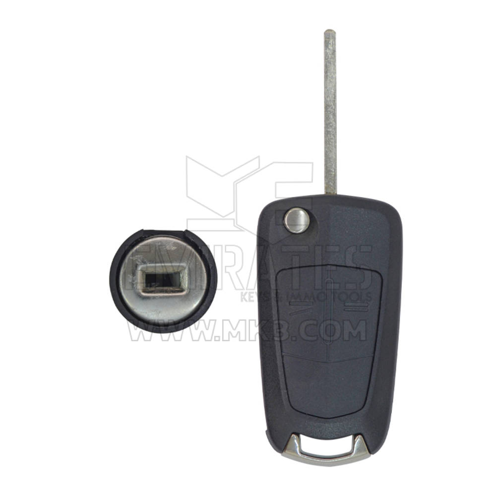Opel Astra H Genuine Flip Remote Key 2 Button 433MHz - MK3266 - f-2