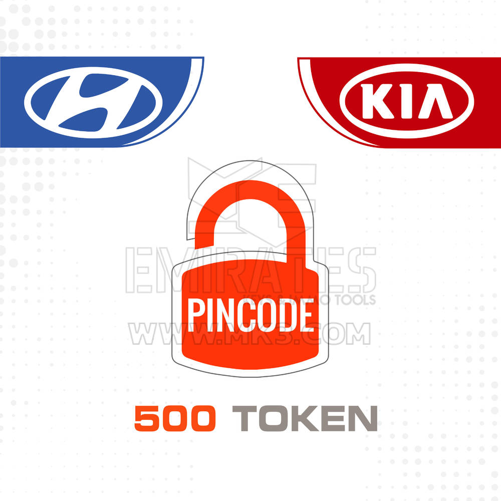 Calculadora de código PIN on-line KIA e Hyundai 500 Token