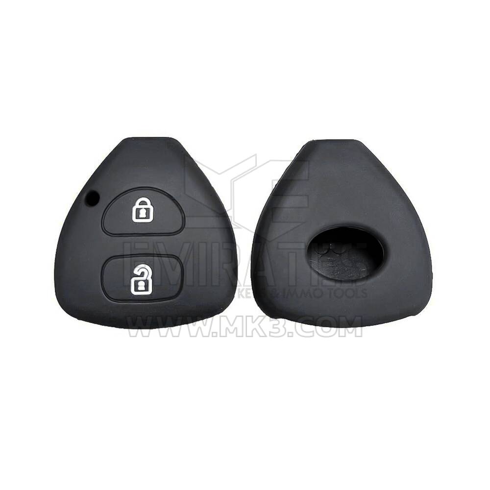 Coque en silicone pour clé à distance Toyota 2007-2011 2 boutons