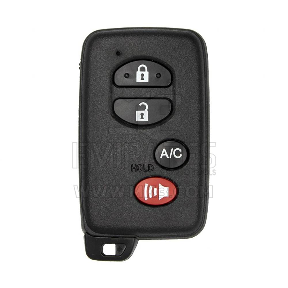 Корпус интеллектуального дистанционного ключа Toyota, 4 кнопки, кондиционер