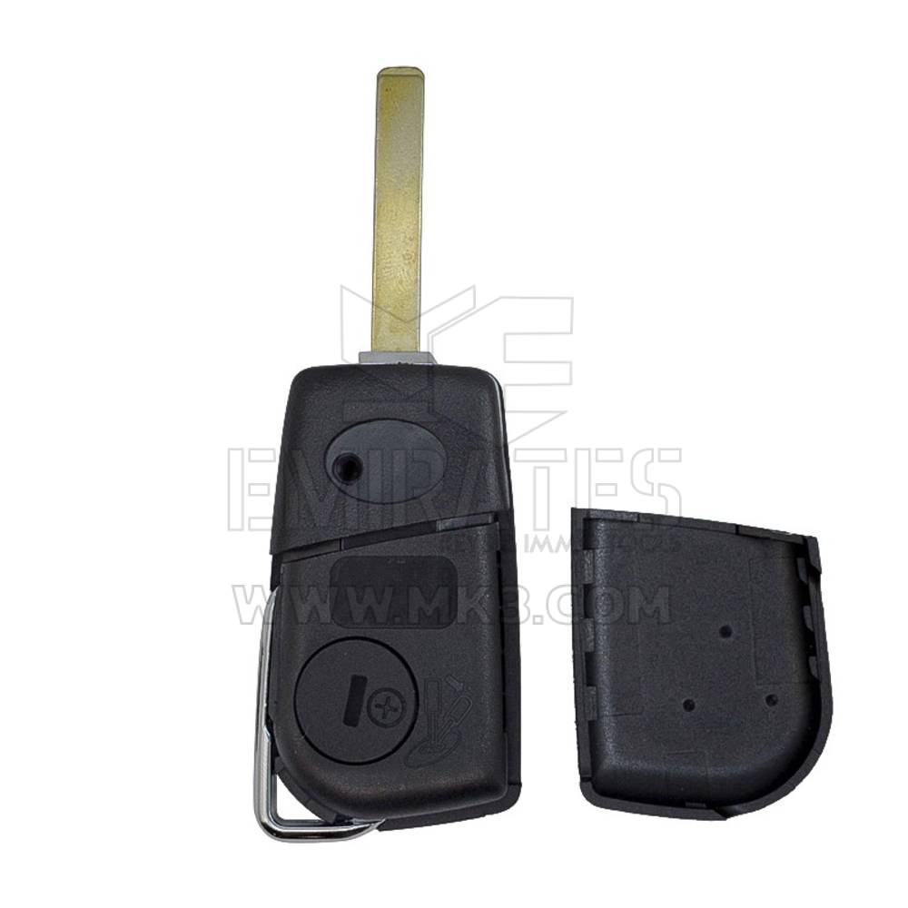 Carcasa de llave remota abatible para Toyota Corolla, soporte de batería pequeño de 3 botones, hoja VA2 de alta calidad, reemplazo de carcasas de llavero de Emirates Keys a precios bajos. 