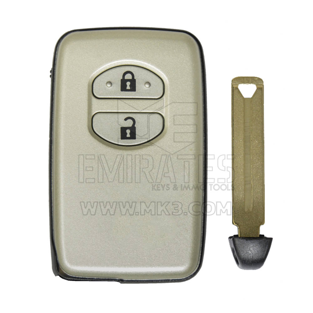 Novo aftermarket Toyota Smart Replacement Remote Key Shell 2 botões de alta qualidade melhor preço | Chaves dos Emirados