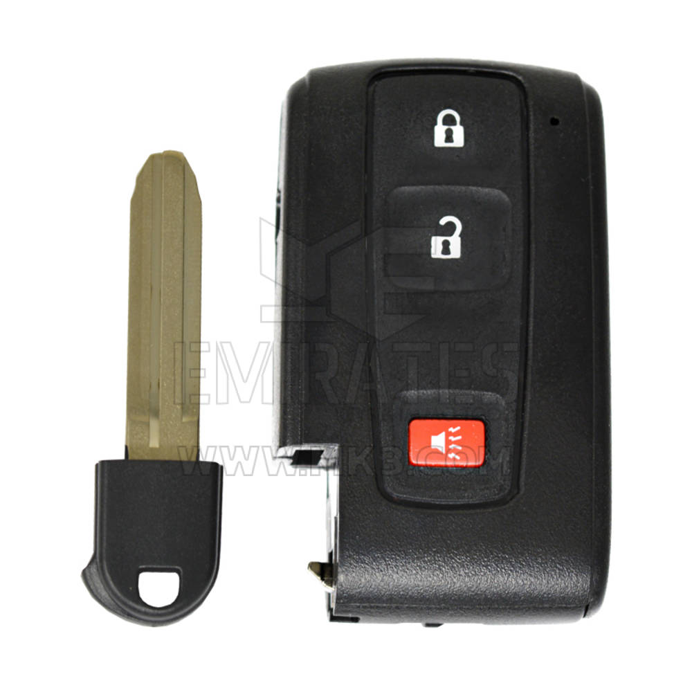 New Aftermarket Toyota Prius Replacement Remote Key Shell 3 Buttons High Quality Best Price | Emirates Keys