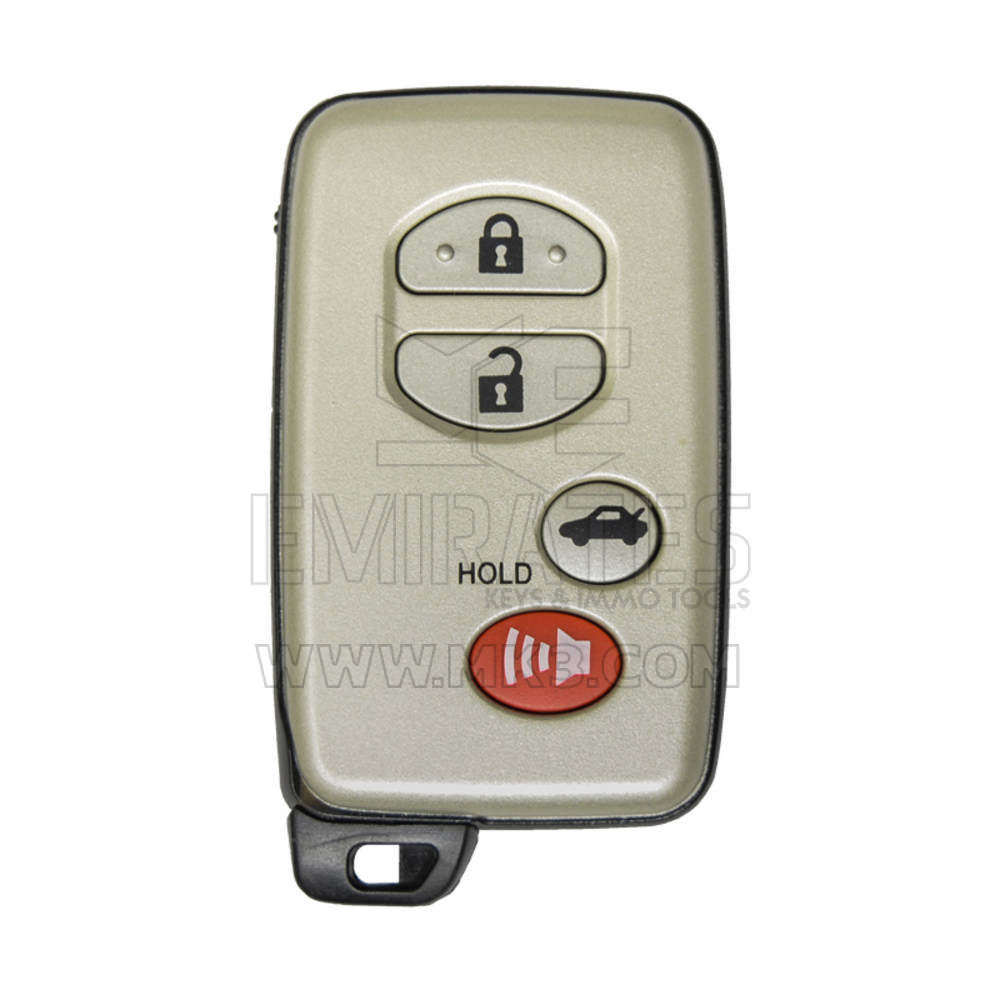 Корпус интеллектуального дистанционного ключа Toyota, 4 кнопки