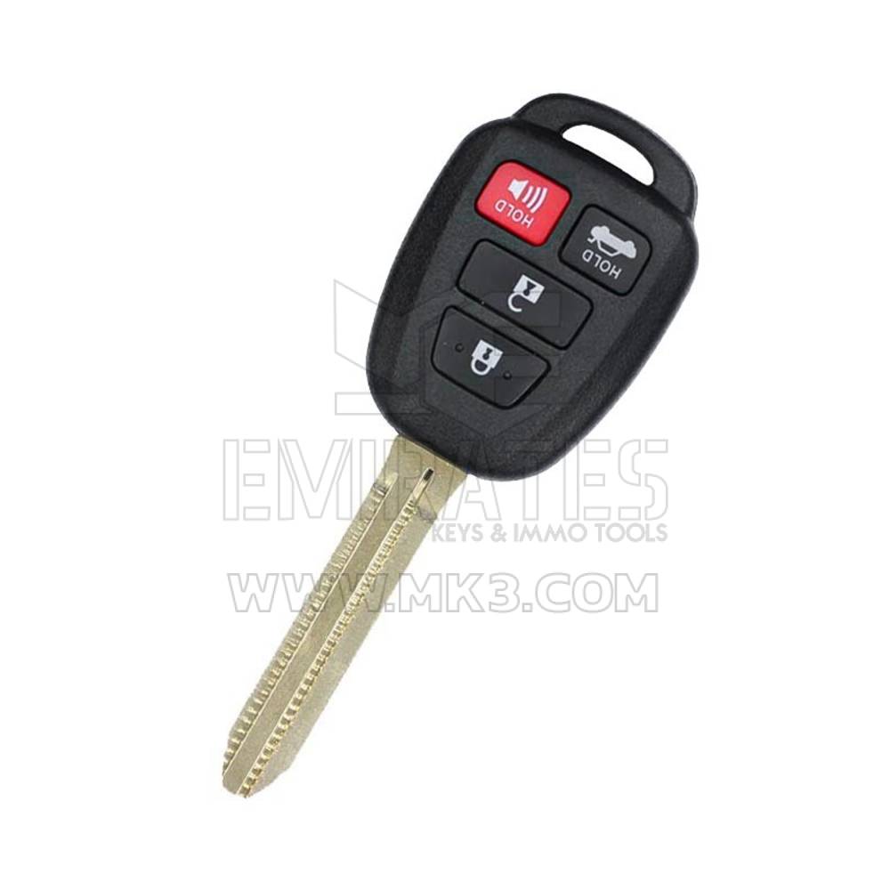 Toyota 2014 Remote Key Shell 4 Buttons TOY43 Blade