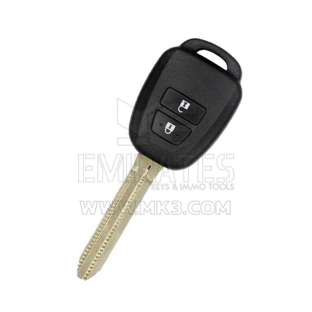 Корпус дистанционного ключа Toyota Yaris 2014, 2 кнопки, лезвие TOY43